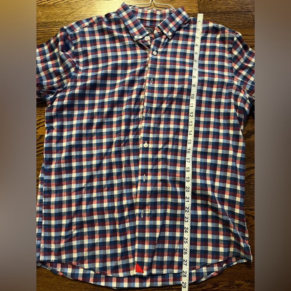 Untuckit Button-Down With Red/White/Blue Checkere… - image 3